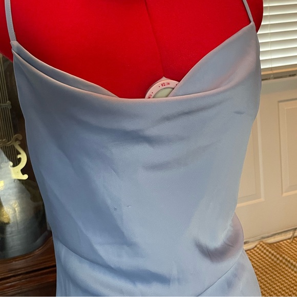 Sky Blue Urban Outfitters Slip Dress Size L Good Condition! - Picture 9 of 11